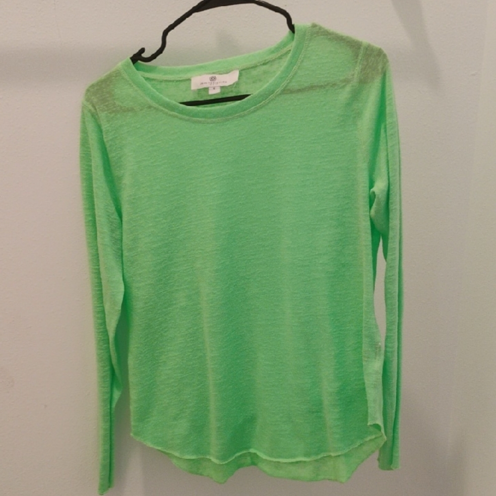 Bright Green Women's Long Sleeve Sweatshirt
